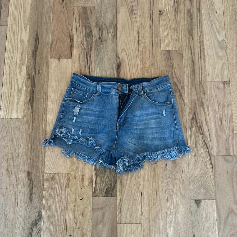Denim Distressed Women's Shorts